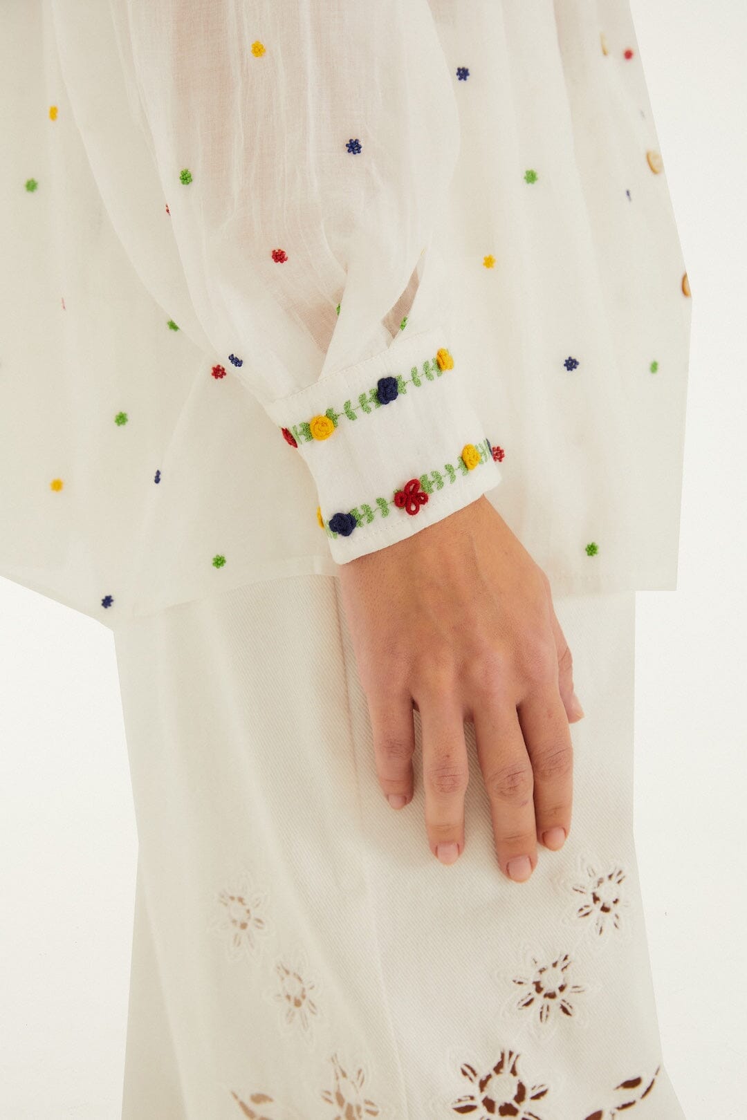 Off White Blouse - Off White
