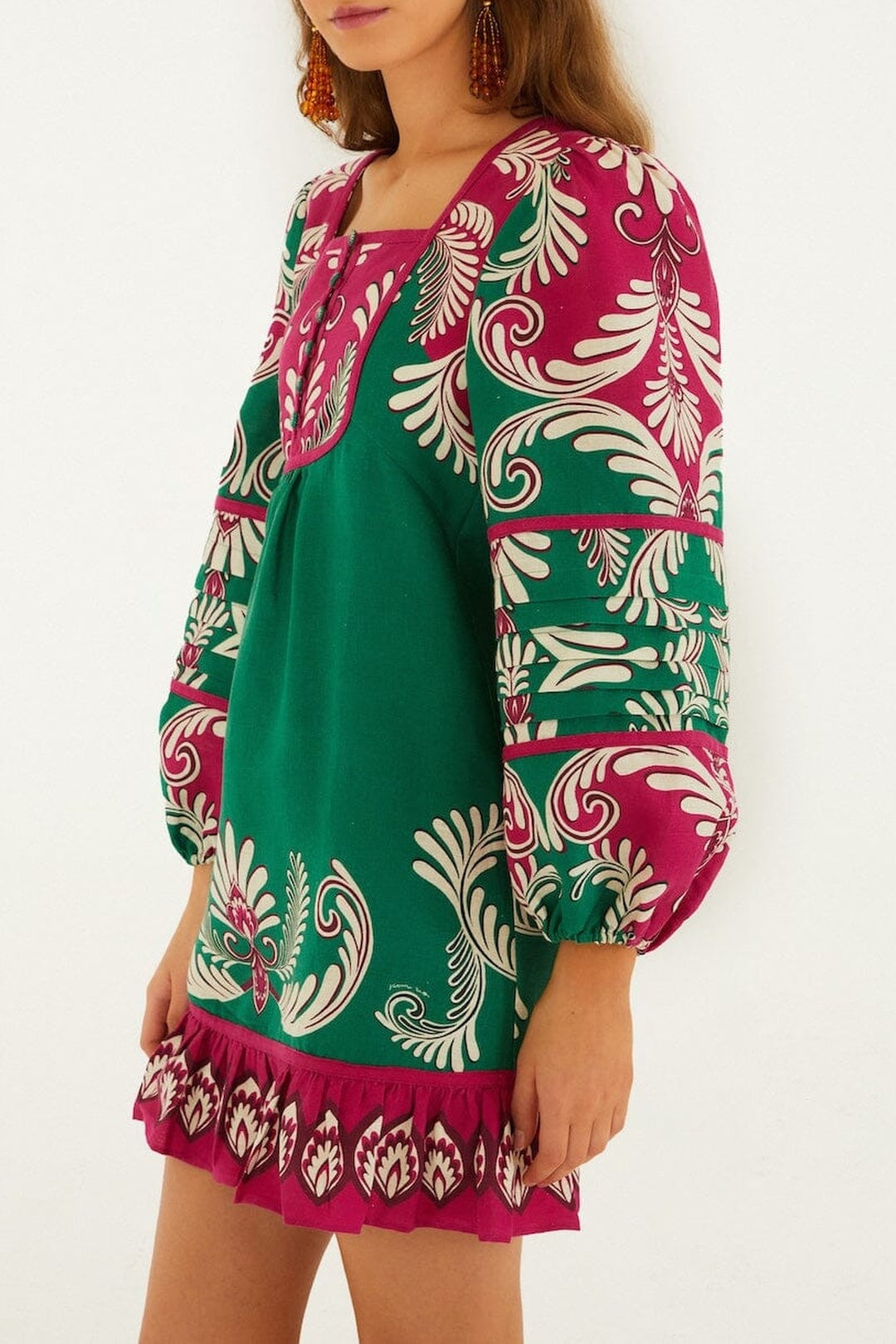 Robe courte Spring Arabesc - Multicolore
