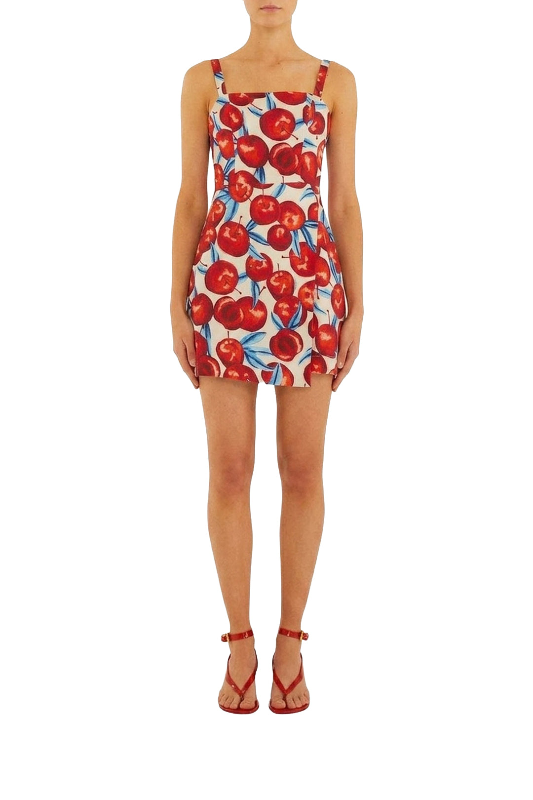 Robe courte Cherry Blossom en lin - Rose