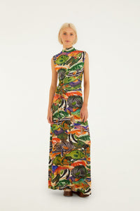 Fish Sea Multicolor Robe longue - Fish Sea Multicolor