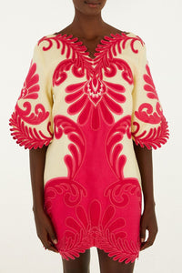 Robe courte Spring Arabesc - Rose
