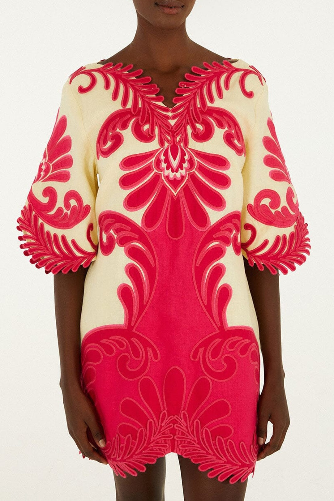 Robe courte Spring Arabesc - Rose