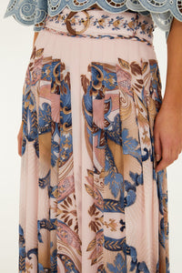 Sea Garden Scarf Soft Pink Jupe - Sea Garden Scarf Soft Pink