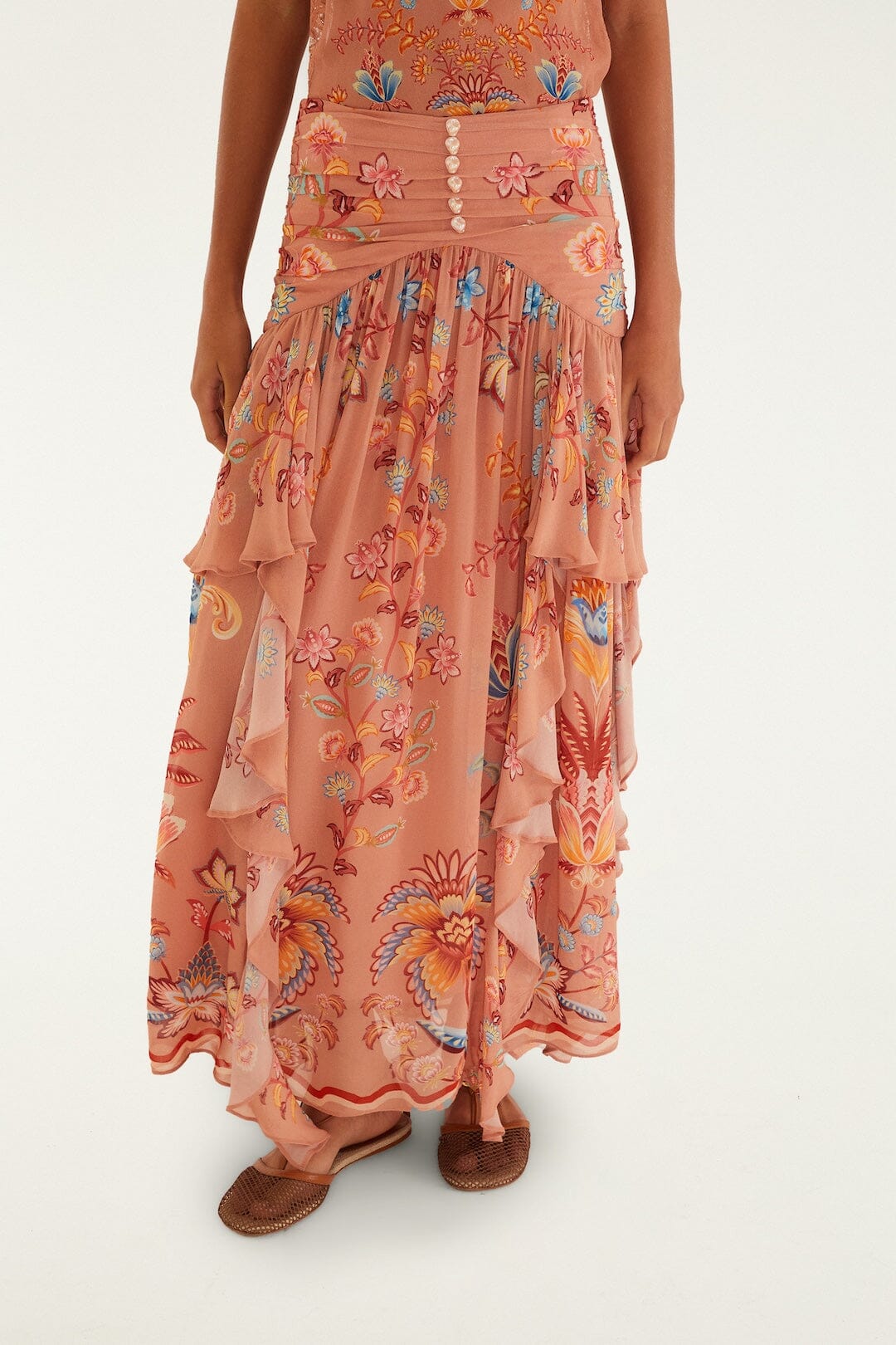 Boho Enchance Mocha Jupe - Boho Enchance Mocha