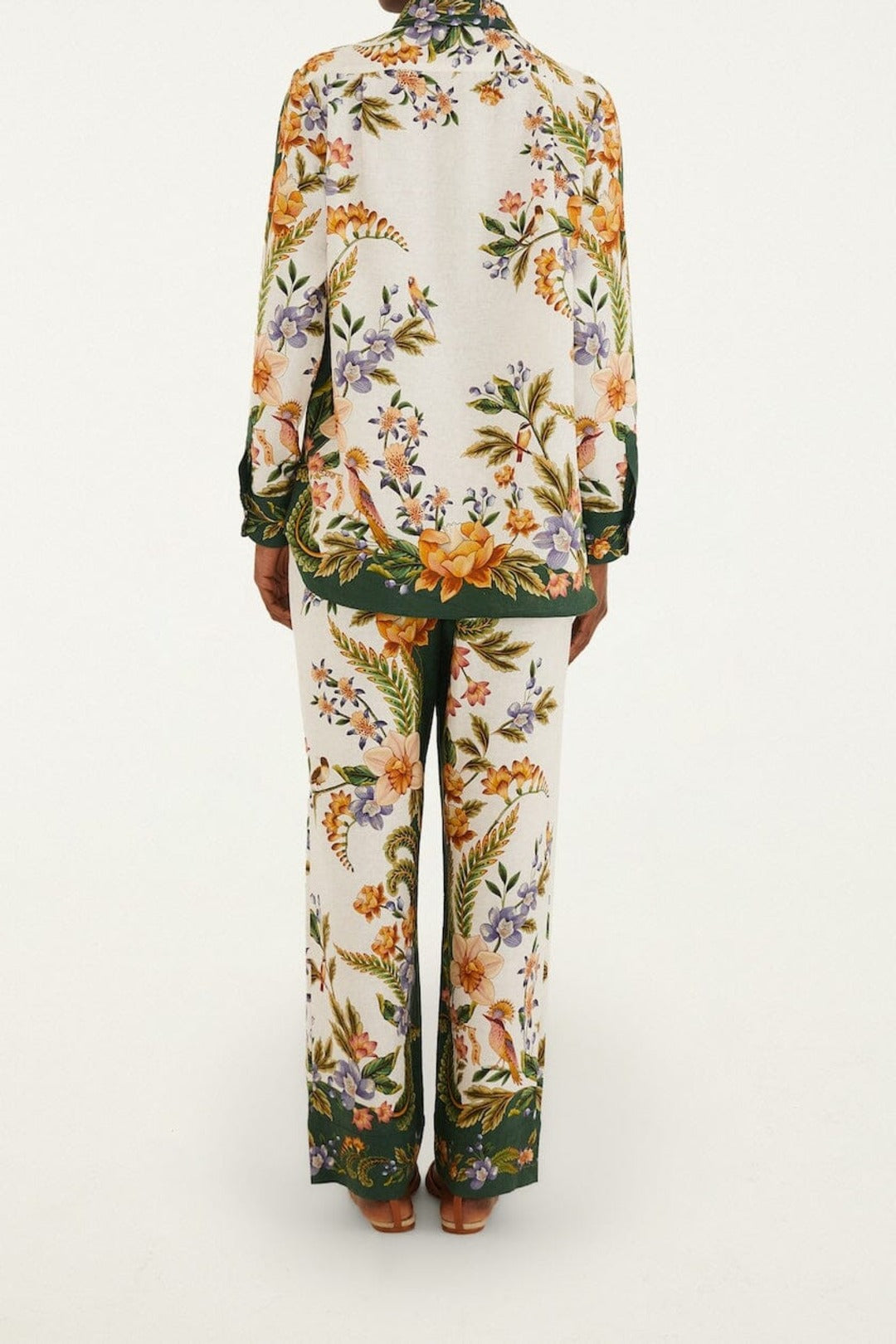 Nature linen trousers - Beige