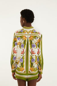 Tropical Scarf Sand Chemise - Tropical Scarf Sand