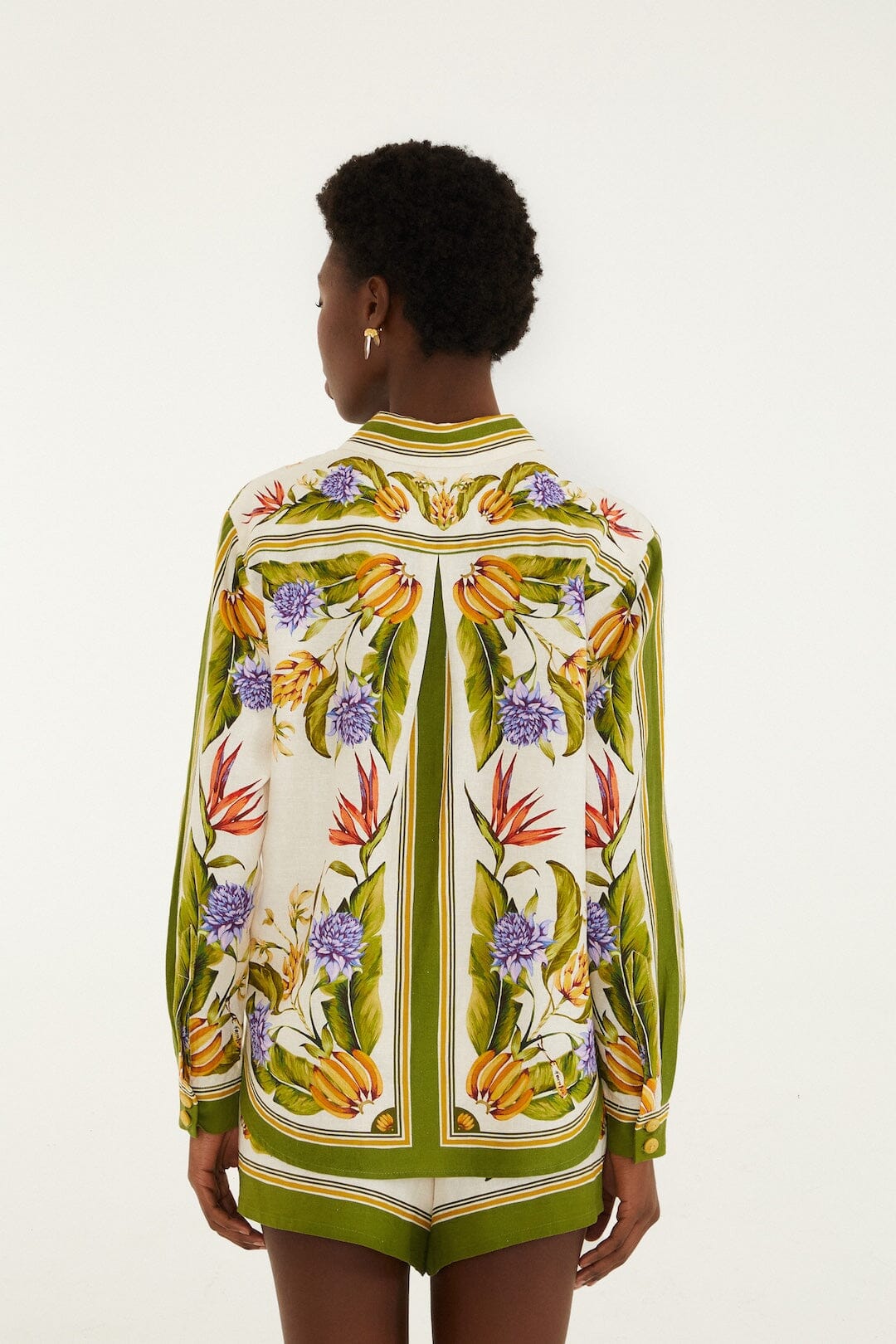 Tropical Scarf Sand Chemise - Tropical Scarf Sand