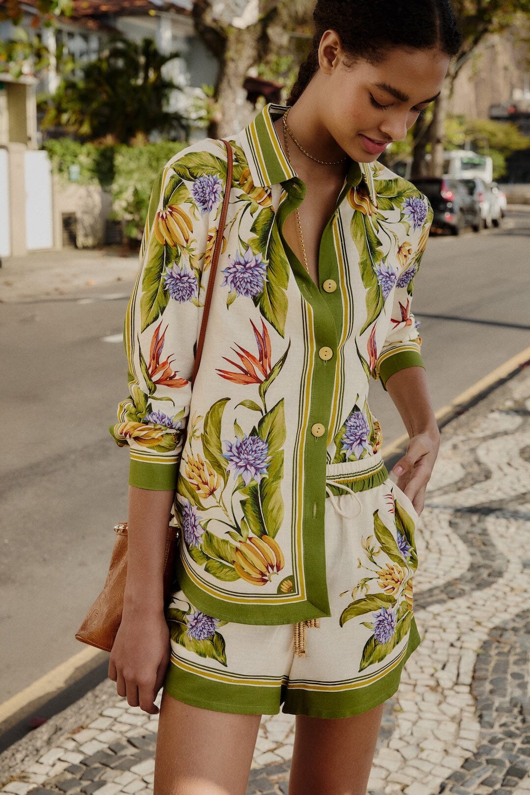 Tropical Scarf Sand Short - Tropical Scarf Sand
