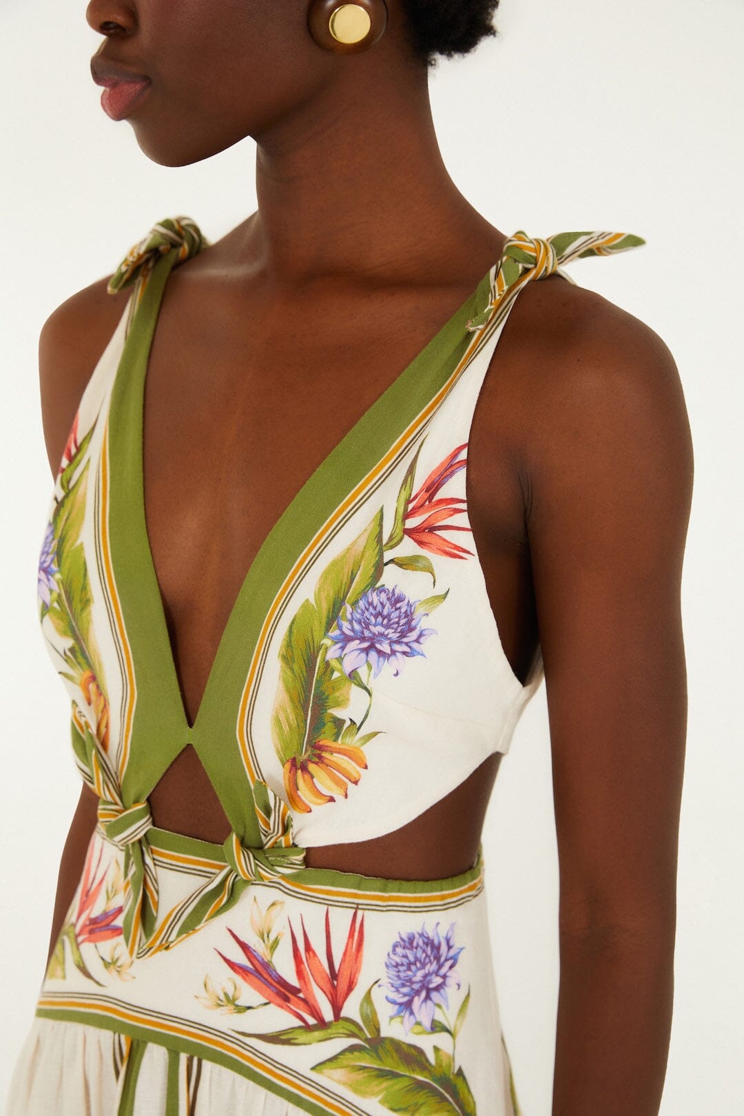 Tropical Scarf Sand Robe longue - Tropical Scarf Sand