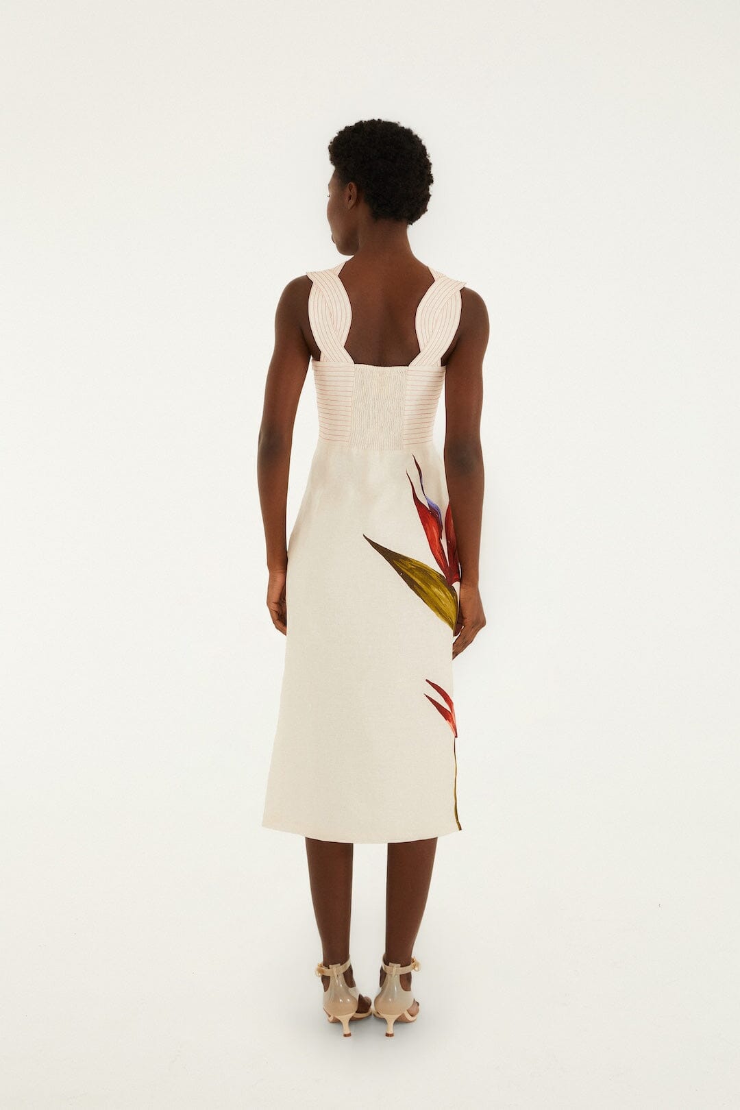 Strelitzia Sand Robe midi - Strelitzia Sand