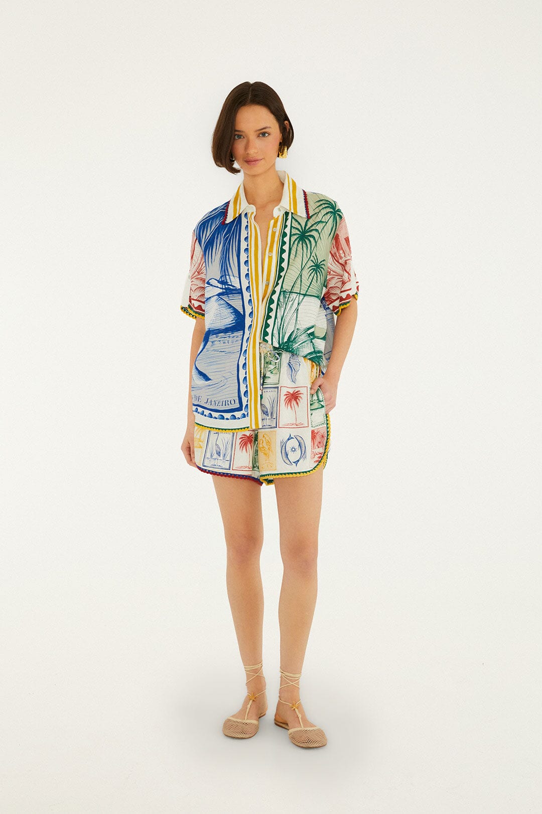 Brasil Vintage Off White Short - Brasil Vintage Off White