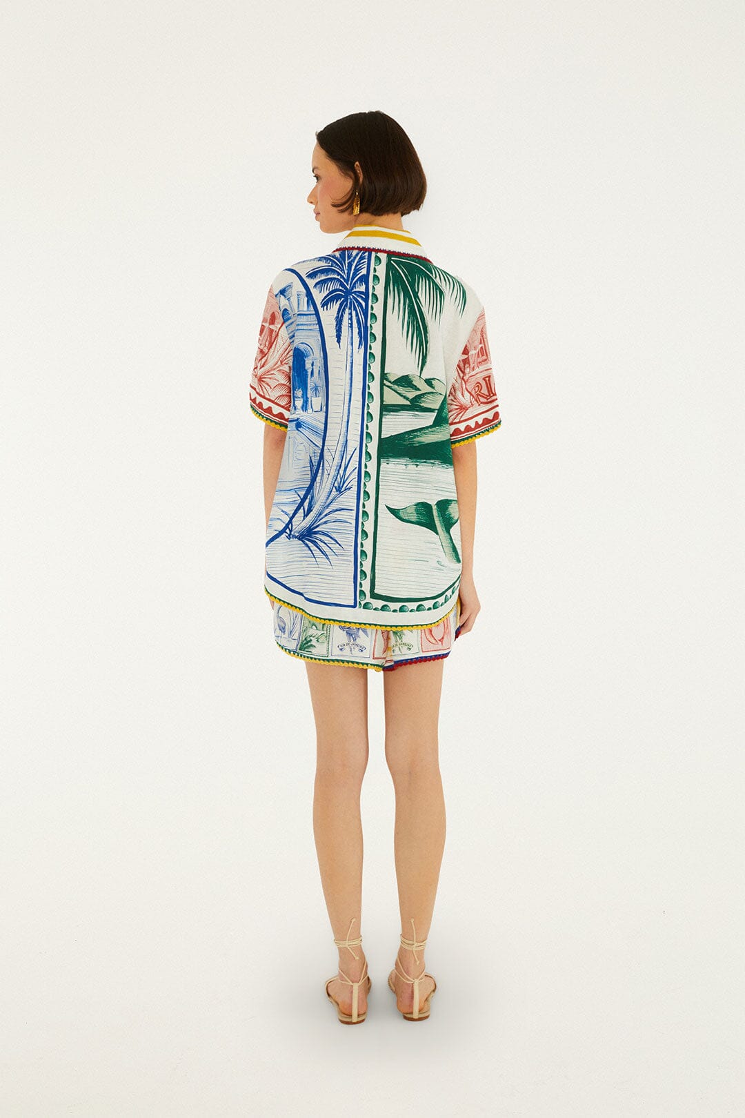 Brasil Vintage Off White Short - Brasil Vintage Off White