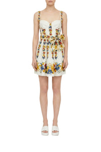 NEW_FELIX_JAMBES_Tropi Off White Robe courte - Tropi Off White