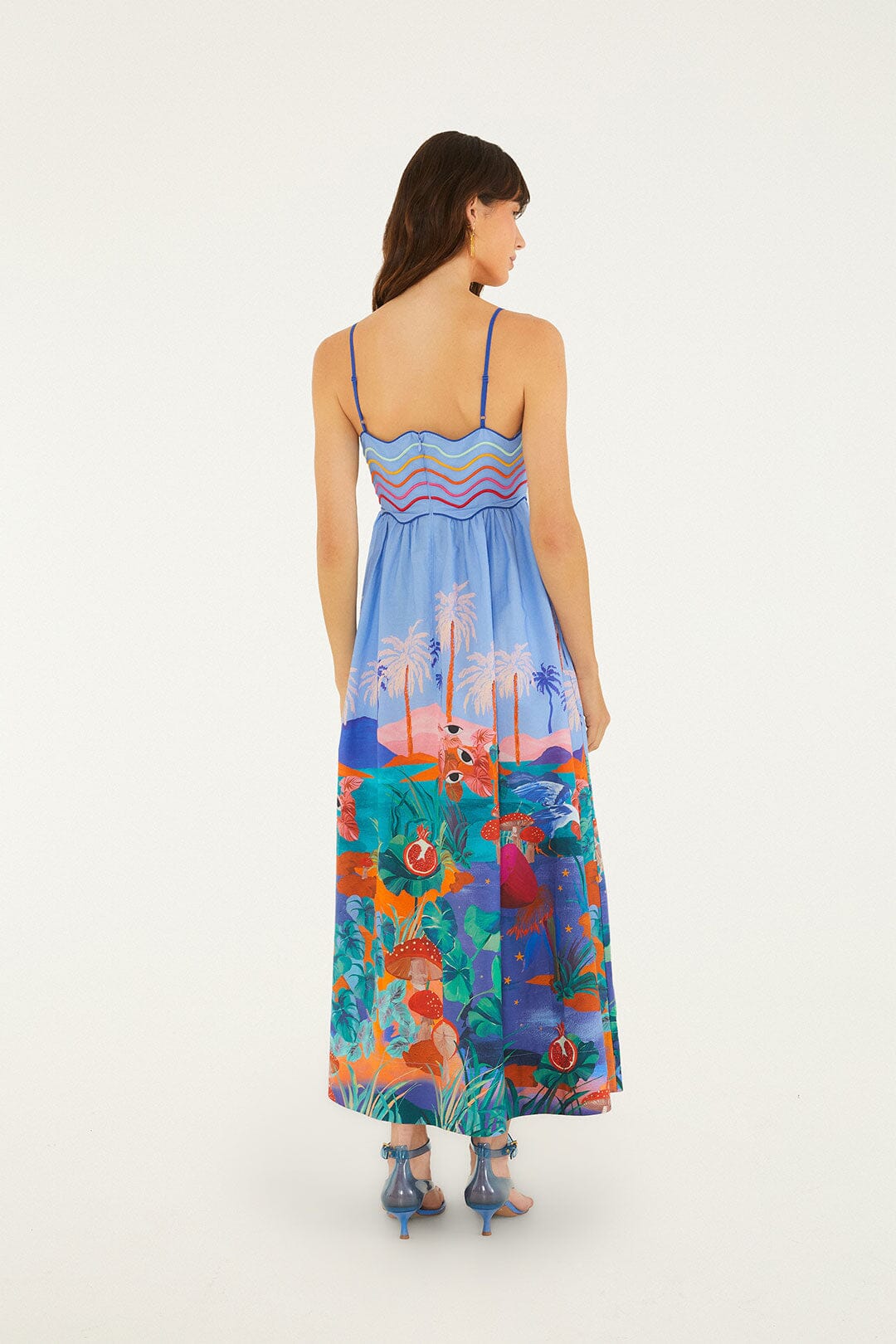 Landscape Multicolor Robe longue - Landscape Multicolor