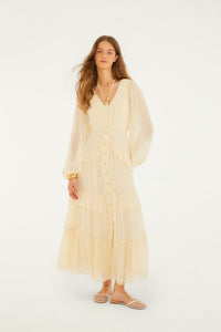 DIFFUSELY_Yellow Robe longue - Yellow