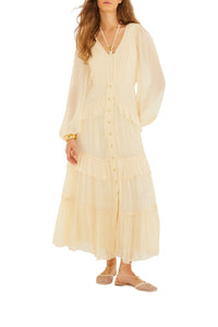NEW_DIFFUSELY_Yellow Robe longue - Yellow