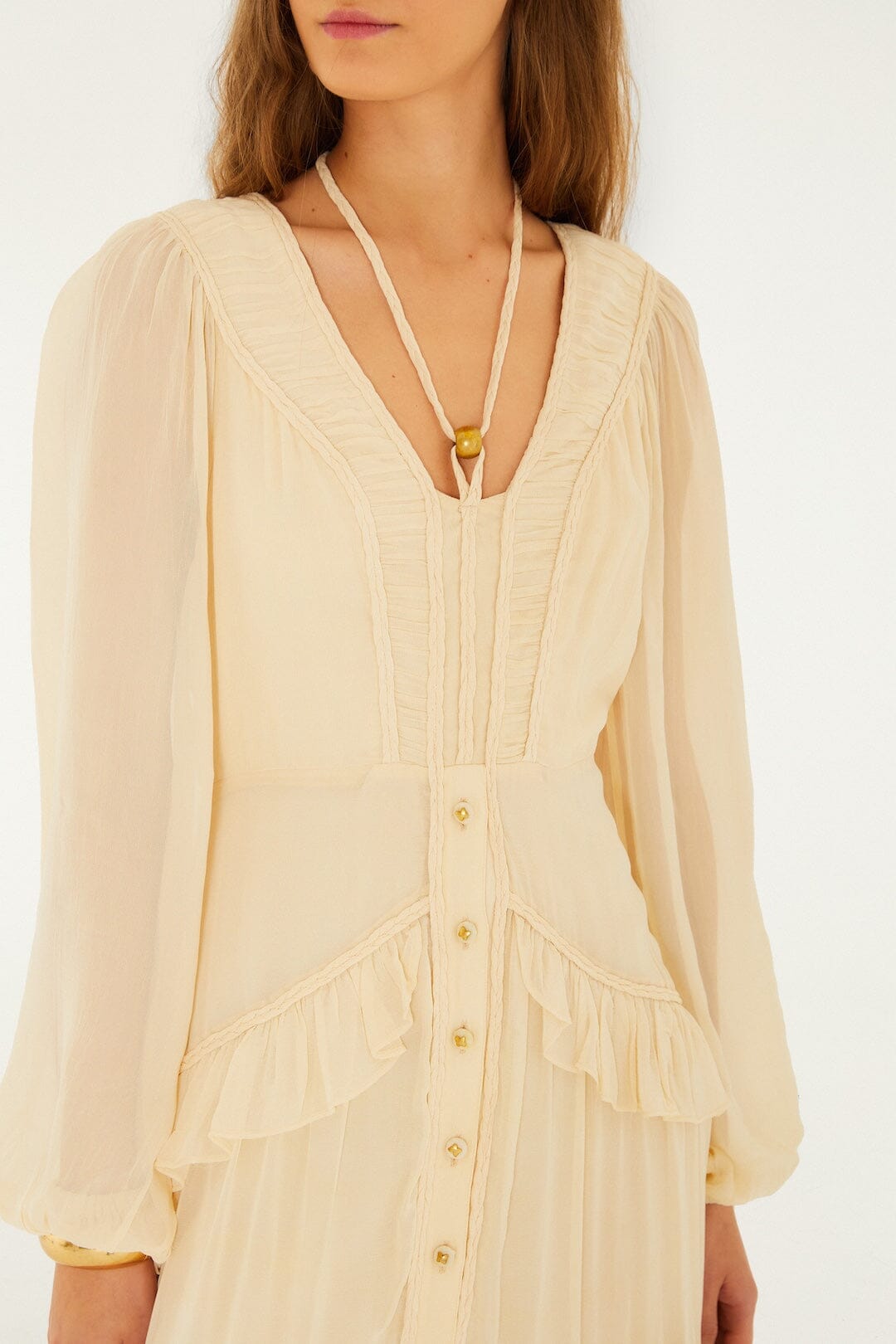 DIFFUSELY_Yellow Robe longue - Yellow