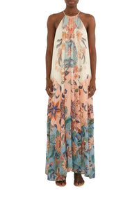 Robe longue Boho Floral - Multicolore