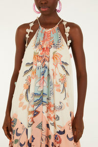 Boho Floral Delhi Mix Robe longue - Boho Floral Delhi Mix