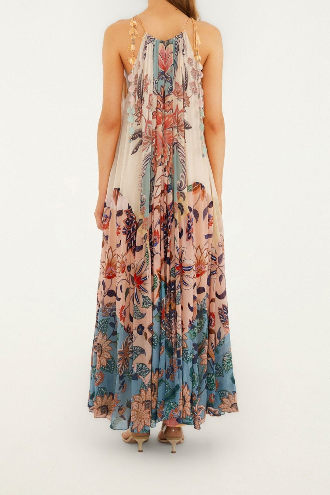 Robe longue Boho Floral - Multicolore