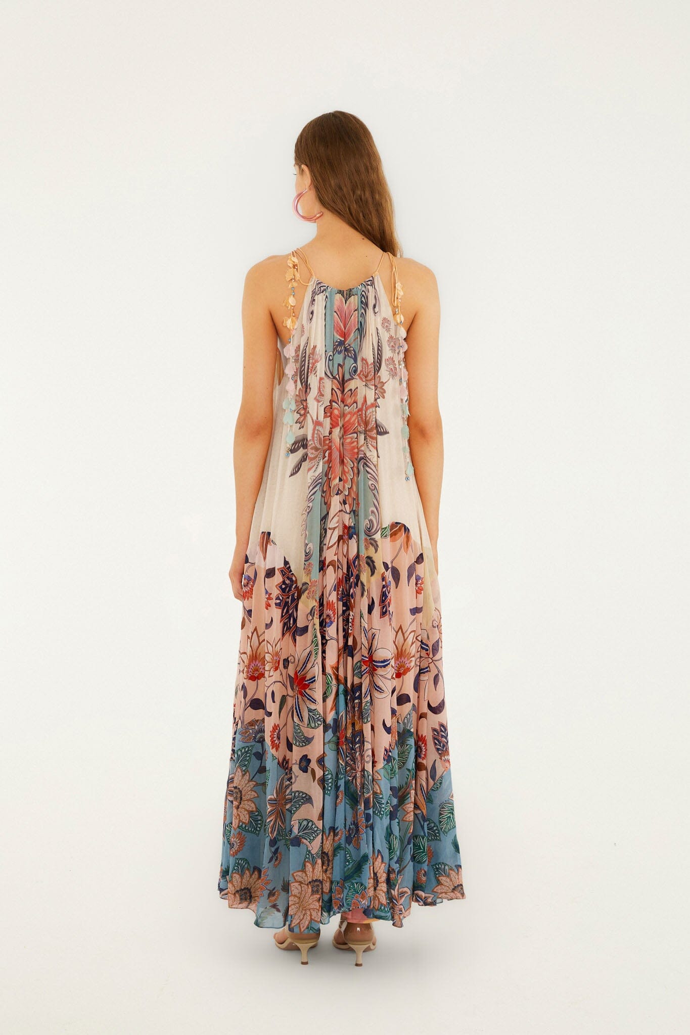 Boho Floral Delhi Mix Robe longue - Boho Floral Delhi Mix