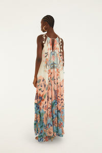 Boho Floral Delhi Mix Robe longue - Boho Floral Delhi Mix