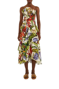 Robe midi Florart - Vert