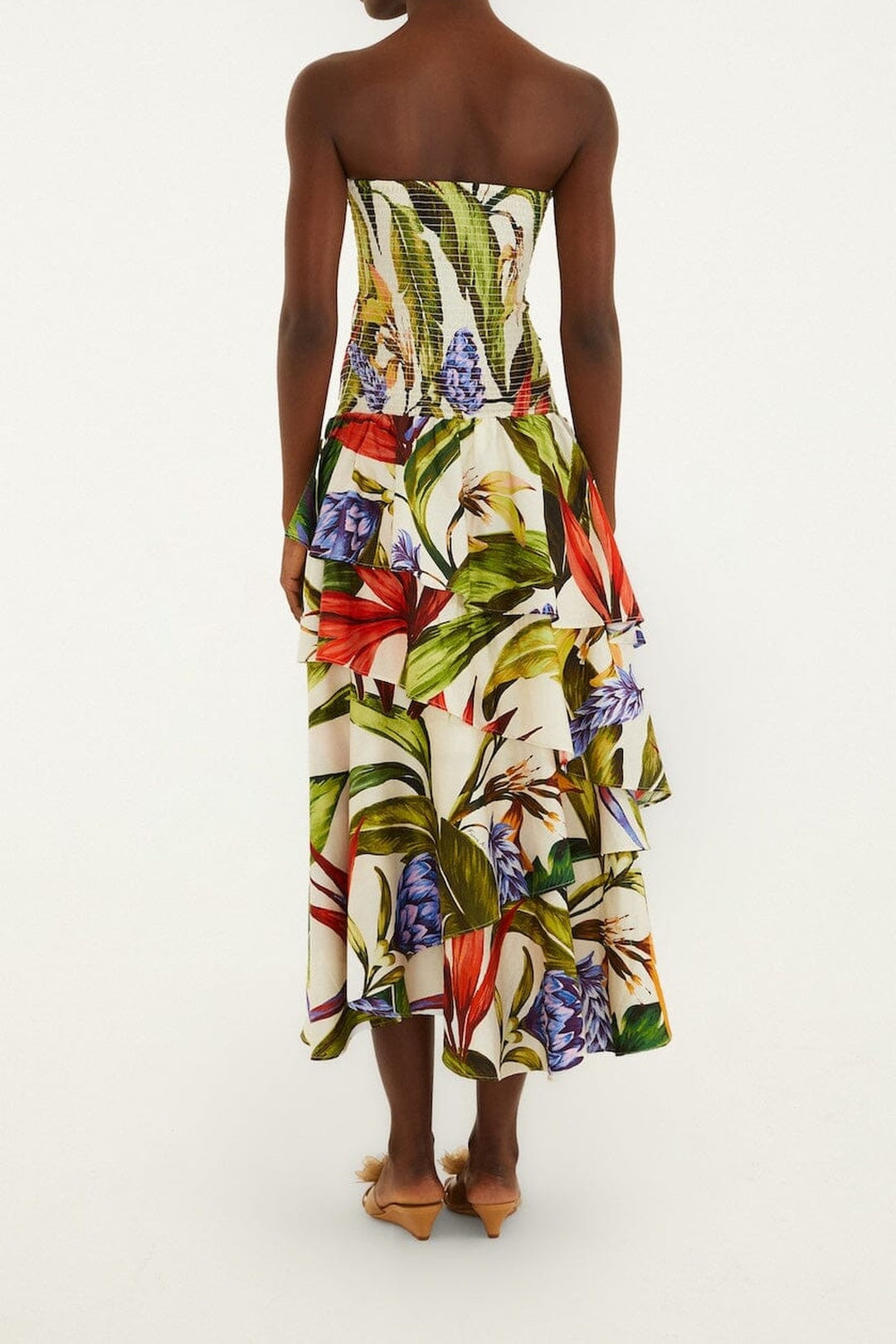 Robe midi Florart - Vert