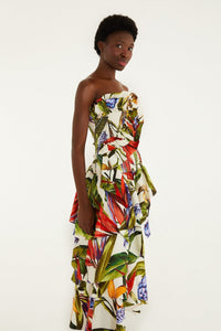 DIFFUSELY_Florart Sand Robe longue - Florart Sand