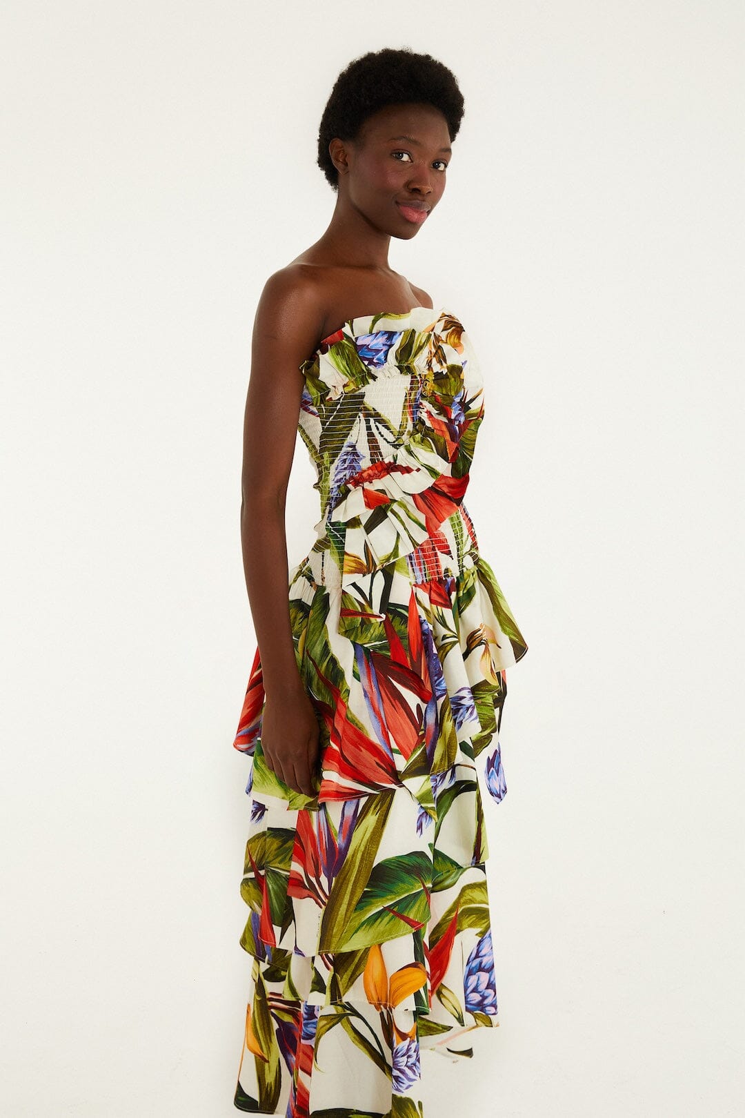 DIFFUSELY_Florart Sand Robe longue - Florart Sand