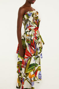 Robe midi Florart - Vert