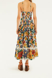 Robe midi Tropi - Beige