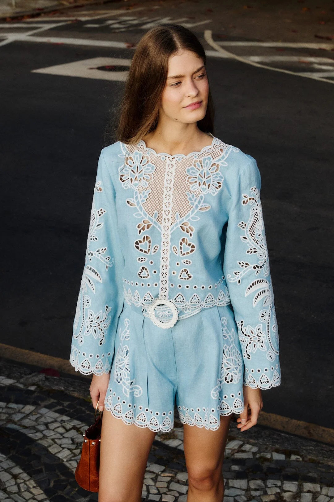 DIFFUSELY_Blue Blouse - Blue