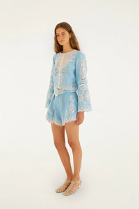 DIFFUSELY_Blue Blouse - Blue