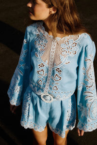 Blue Blouse - Blue