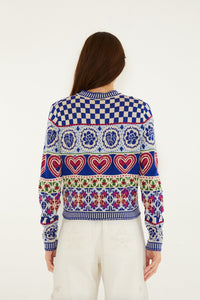 Rainbow Kaledoscoipe Ainika Cardigan - Rainbow Kaledoscoipe Ainika