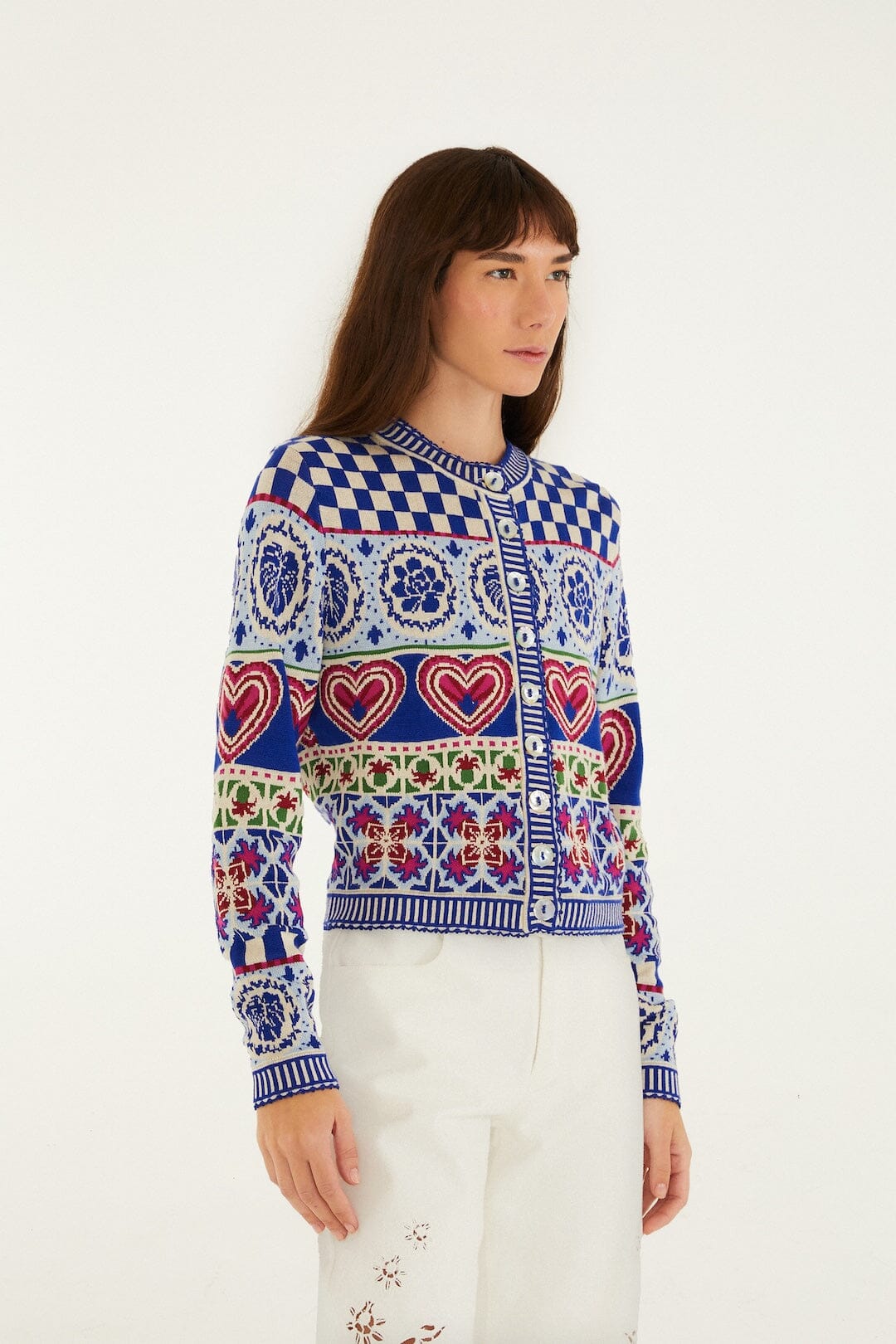 Rainbow Kaledoscoipe Ainika Cardigan - Rainbow Kaledoscoipe Ainika