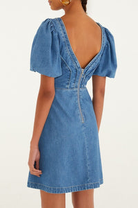 Robe courte Loop - Bleu