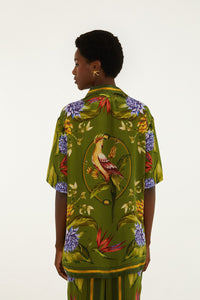 Tropical Scarf Green Chemise Homme - Tropical Scarf Green