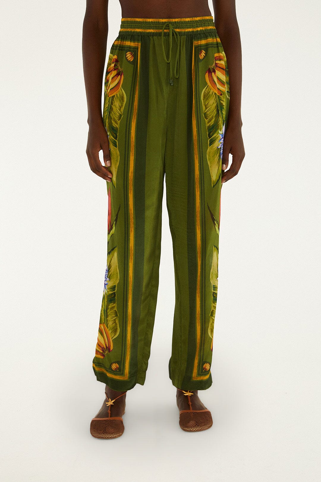 Tropical Scarf Green Pantalon Homme - Tropical Scarf Green