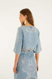 Denim Blouse - Denim