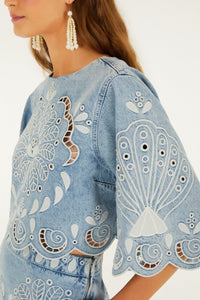 Denim Blouse - Denim
