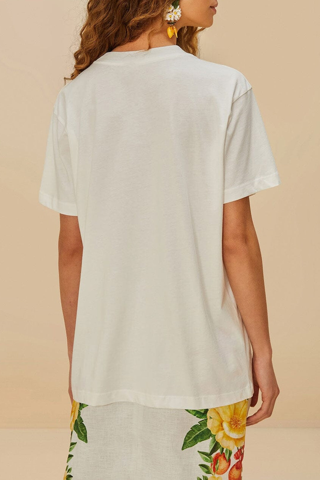 T-shirt Rio Macaw en coton - Blanc