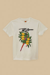 T-shirt Rio Macaw en coton - Blanc