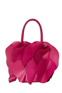 MEDIA OFF LINE_Sac flower en cuir - Rose