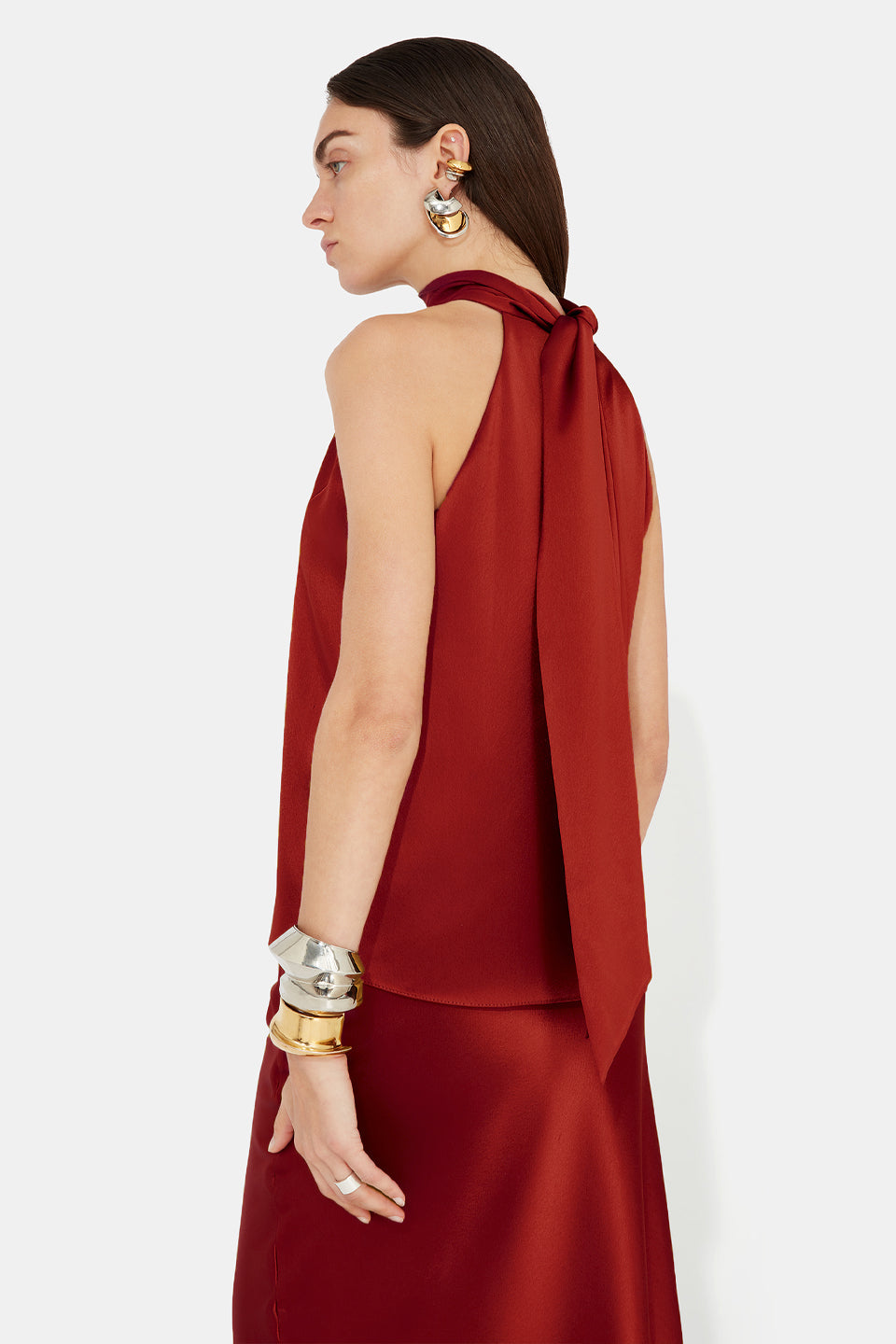 Valletta Skirt - Brick