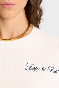 Vendome sweatshirt in cashmere and wool - Cream