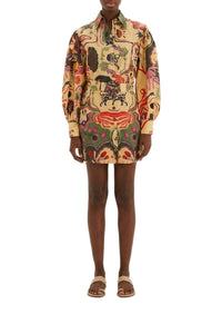 NEW_FELIX_JAMBES_Land Beige Robe courte - Land Beige
