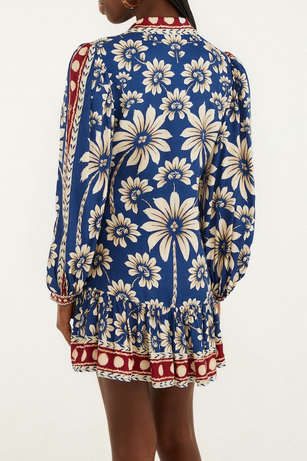 Robe courte Luna - Bleu
