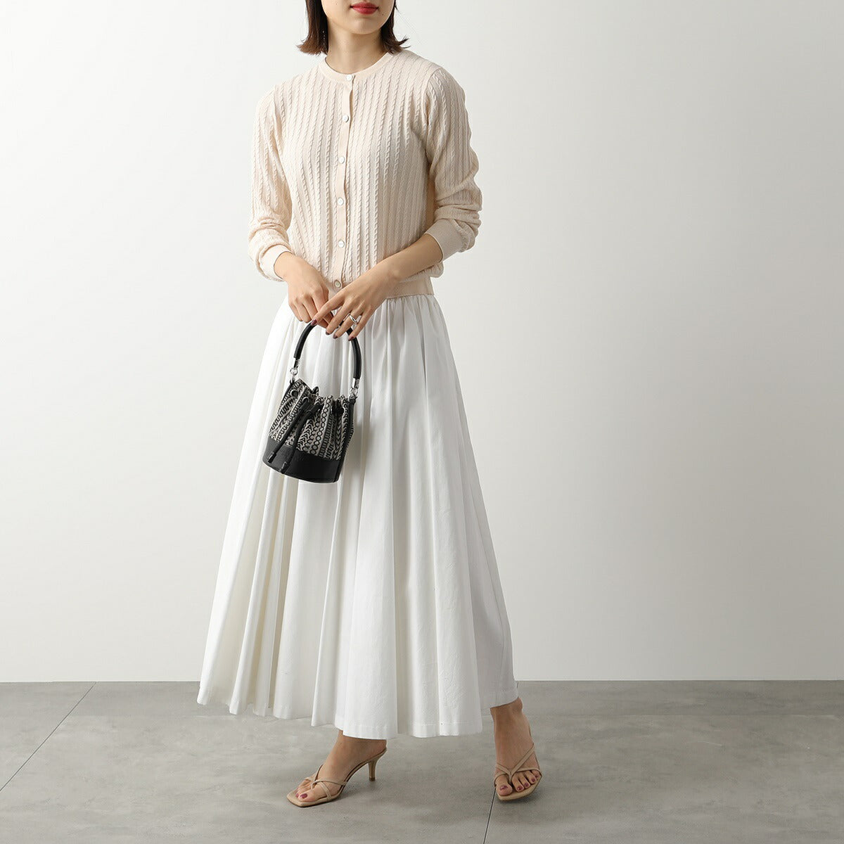 MINI   Mini sac godet The Bucket - Beige